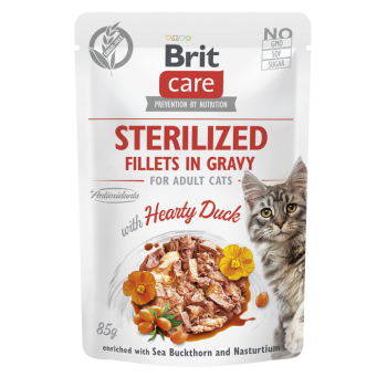 BRIT CARE ΓΑΤΑΣ GRAVY STERILISED ΠΑΠΙΑ 85gr BRIT CARE ΓΑΤΑΣ GRAVY STERILISED ΠΑΠΙΑ 85gr